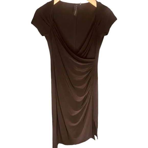 Norma Kamali by Revolve Sweetheart Side Drape Dress - Picture 3 of 12